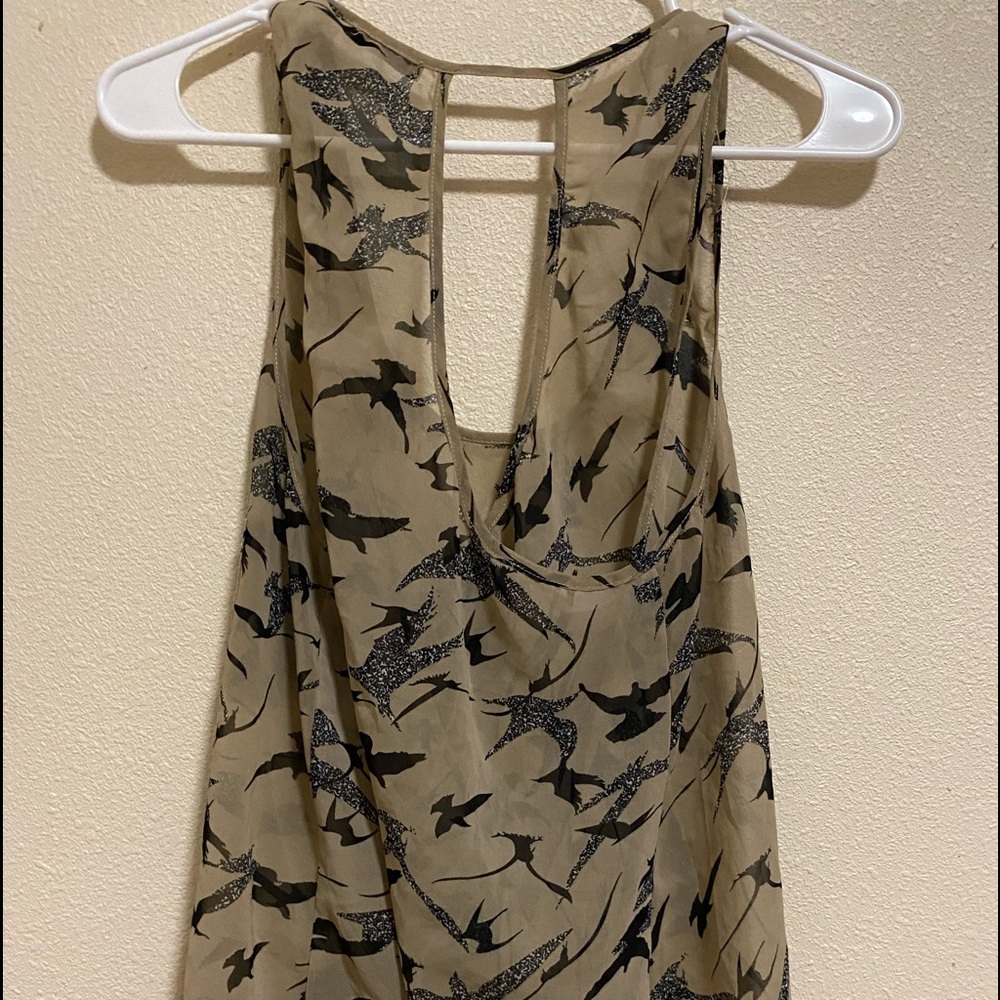Poetry Tank Top. Size Large
